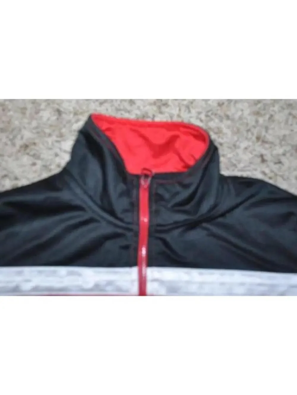 Boys Reebok Jacket 5/6 Red, Black & White Spring Athletic Track